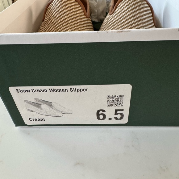 Stubbs & Wootton Straw Cream Raffia Loafer - Picture 2 of 5